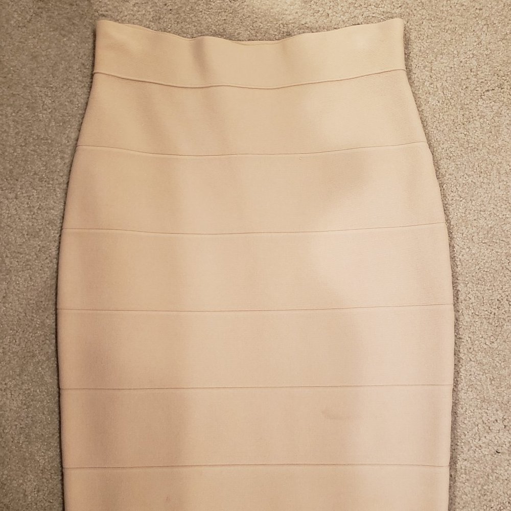 Romeo & Juliet Couture Cream Bandage Skirt Small